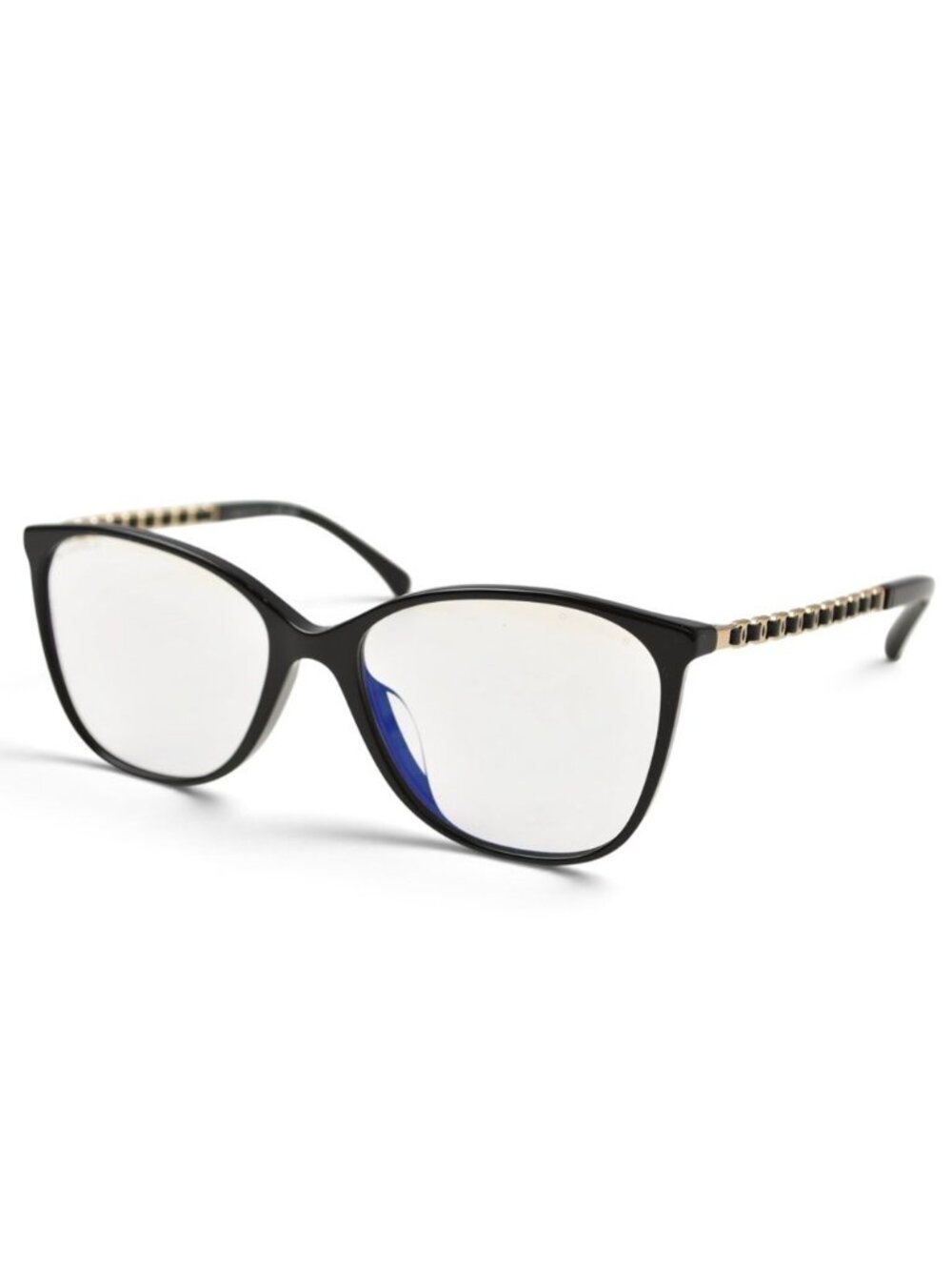 Chanel Sunglasses Eyewear Coco CC Motif Blue Light